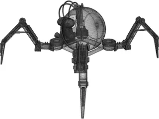 Mechanical Spider Robot 3D Model