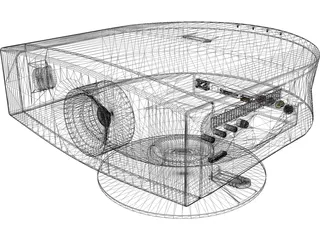 Video Projector 3D Model