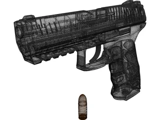 Heckler & Koch P30L 3D Model