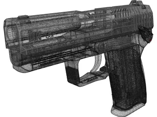 Heckler & Koch USP 3D Model
