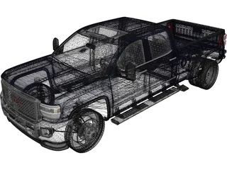 GMC Sierra HD (2015) 3D Model
