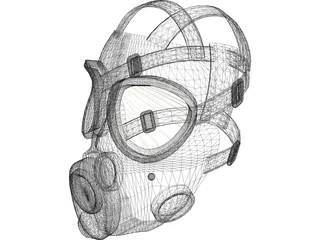 Gas Mask 3D Model