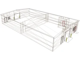 Warehouse 3D Model