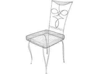 Cast Iron Chair 3D Model