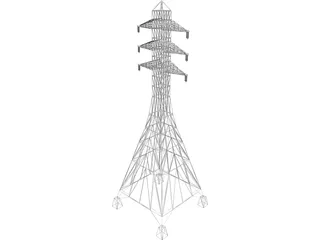 Transmission Pylon 3D Model