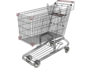 Shopping Cart 3D Model