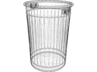 Dustbin 3D Model