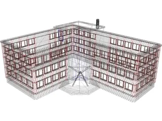 Office Building 3D Model