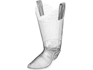 Cowboy Boot 3D Model