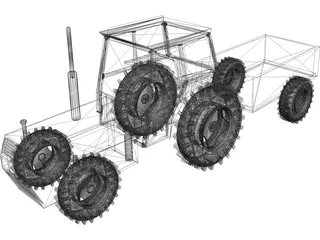 Tractor 3D Model