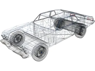 Chevrolet Nova SS (1972) 3D Model