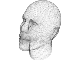 Head Mike Tyson 3D Model