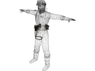 Star Wars Hoth Soldier 3D Model