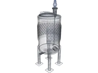 Wine Fermenter 3D Model