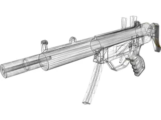 H&K MP5 3D Model