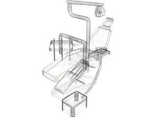 Odontological Chair 3D Model