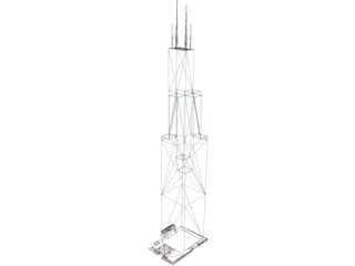 Sears Tower 3D Model
