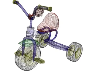 Childs Bike 3D Model