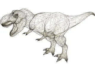 Gentlest Tyrannosaurus 3D Model