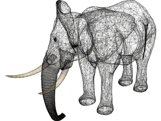 Elephant 3D Model