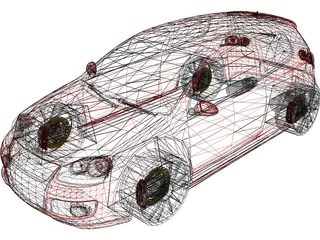 Volkswagen Golf 5 GTI 3D Model