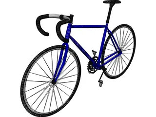 Bike Road 3D Model