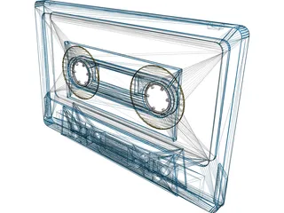 Audio Cassette 3D Model