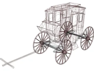 Stagecoach 3D Model