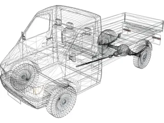 Mercedes-Benz Truck 3D Model