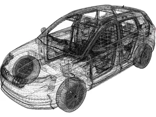 Skoda Karoq (2018) 3D Model