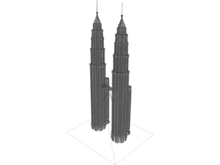 Petronas Towers 3D Model