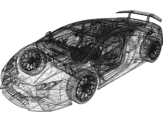 Lamborghini Huracan Performante (2017) 3D Model