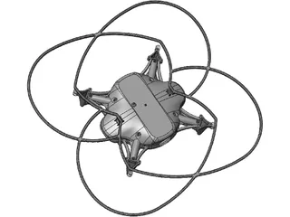 Quadrocopter Body 3D Model