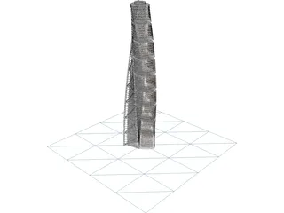 Turning Torso Tower Malmo 3D Model