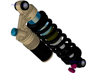 Shock Absorber DNM Burner RCP 3D Model