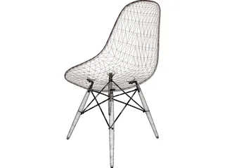 Eames DSW Chair 3D Model