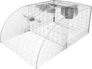 Smart Meter Sagecom 3D Model