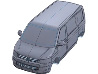 Volkswagen Transporter T5 3D Model