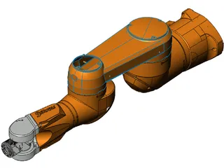 Staubli Industrial Robot TX90 3D Model