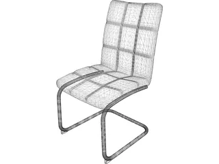 Soft Business Chair 3D Model