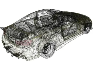 BMW M4 LB Performance 3D Model