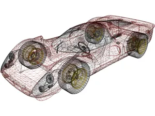 Ferrari F330 P4 (1967) 3D Model