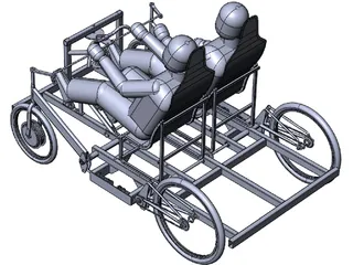Pedal Driven Vehicle 3D Model