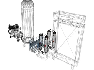 Ozone Generator 3D Model