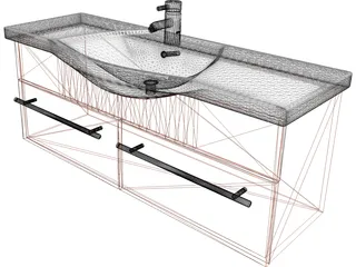 Kitchen Sink Moushan 3D Model