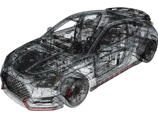 Hyundai Veloster (2019) 3D Model