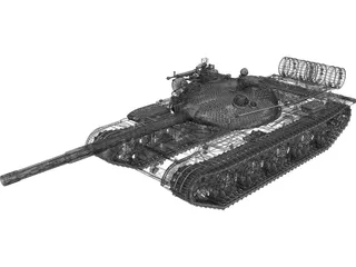 T-62A 3D Model