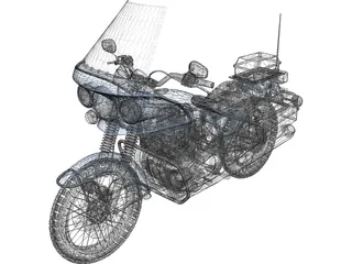 Kawasaki Police 1000 3D Model