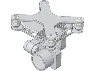 DJI Phantom Gimbal 3D Model