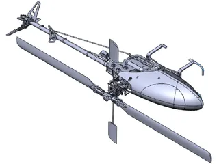 RC Helicopter 3D Model